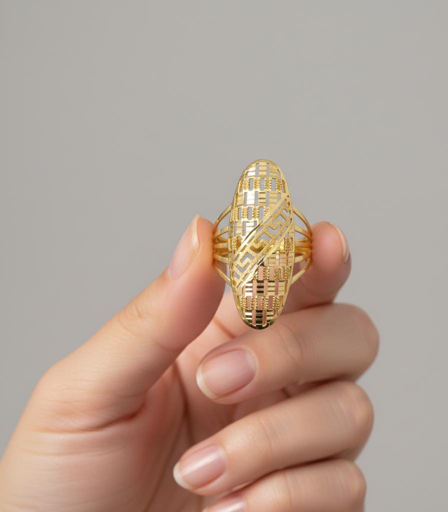 18k Gold Dazzling Power Ring