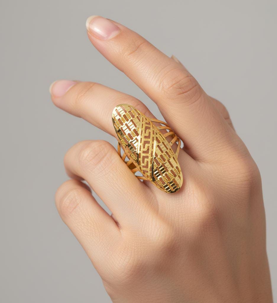 18k Gold Dazzling Power Ring
