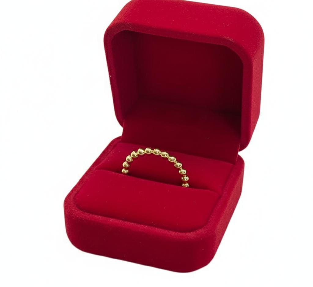 18K Gold Balls Ring