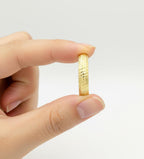 18K Real Saudi Gold Simple Ring
