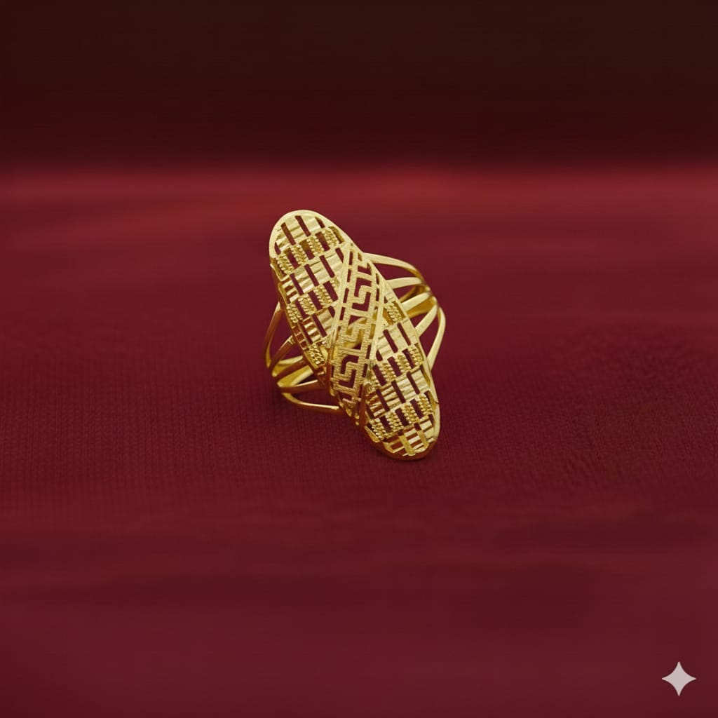 18k Gold Dazzling Power Ring