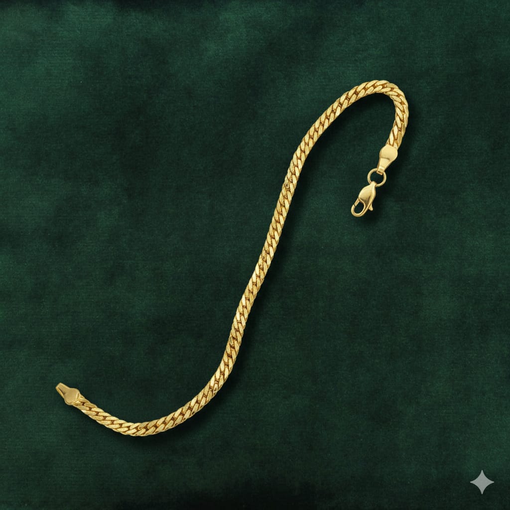 18k Gold Cobra Bracelet