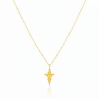 18K Real Gold Jesus Necklace