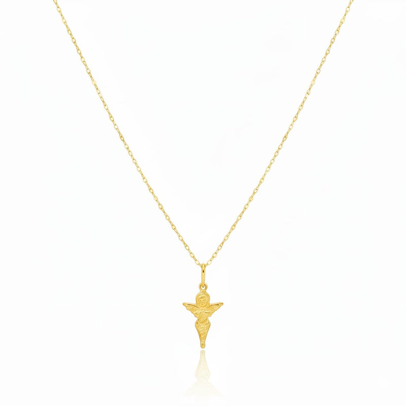 18K Real Gold Jesus Necklace - 18k Gold Necklace - Embellish Gold