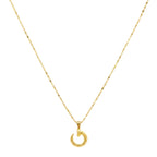 18K Real Gold Nail Necklace