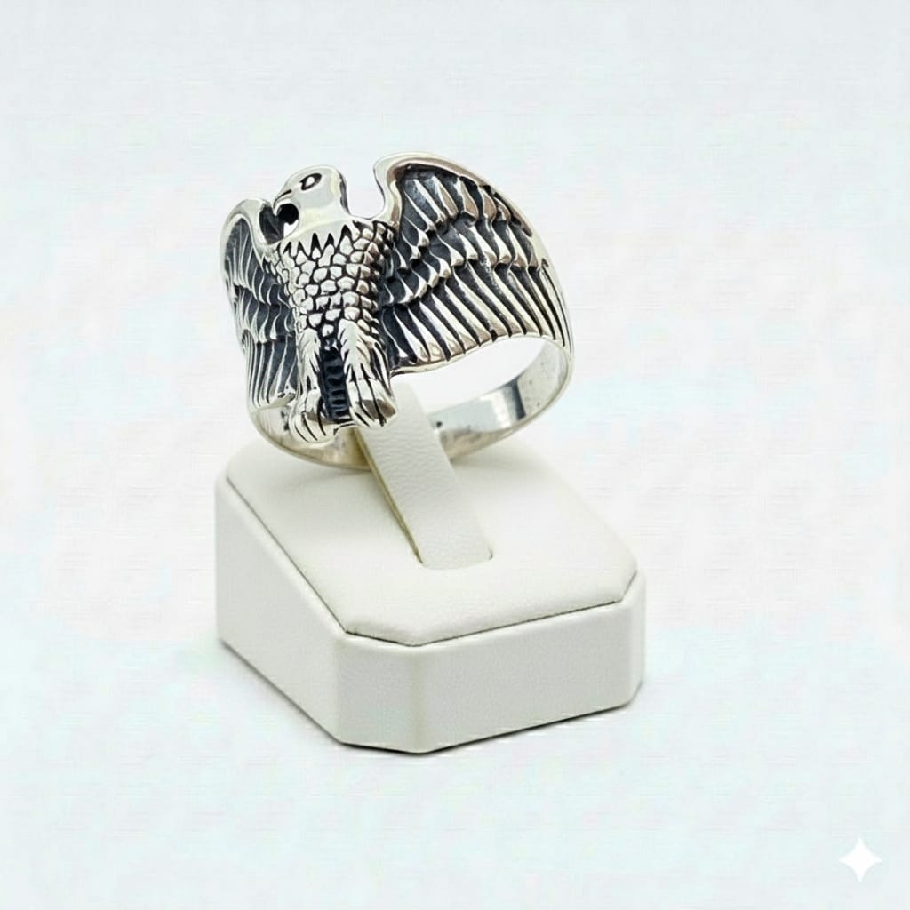 925 Silver Eagle Ring