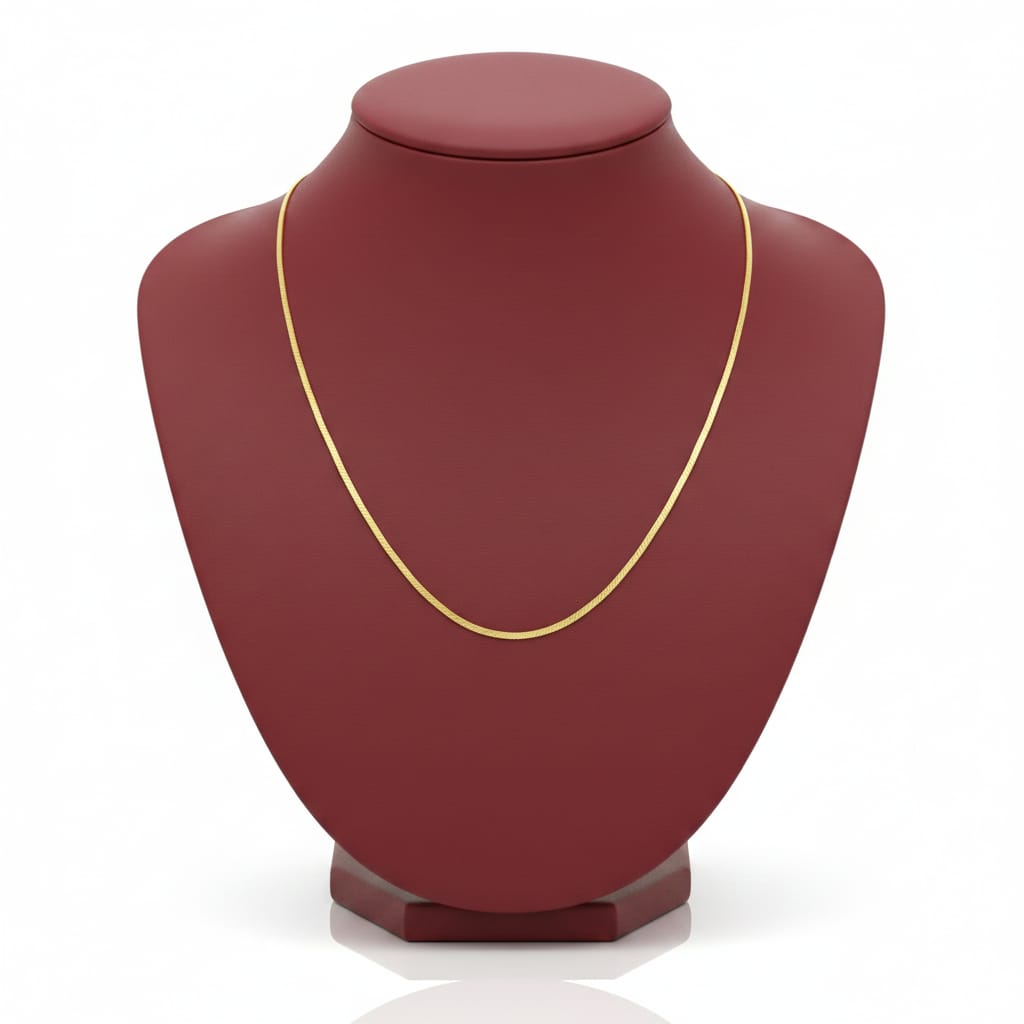 18K Real Gold Snake Chain