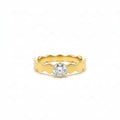 18k Gold Engagement Single Stone Ring