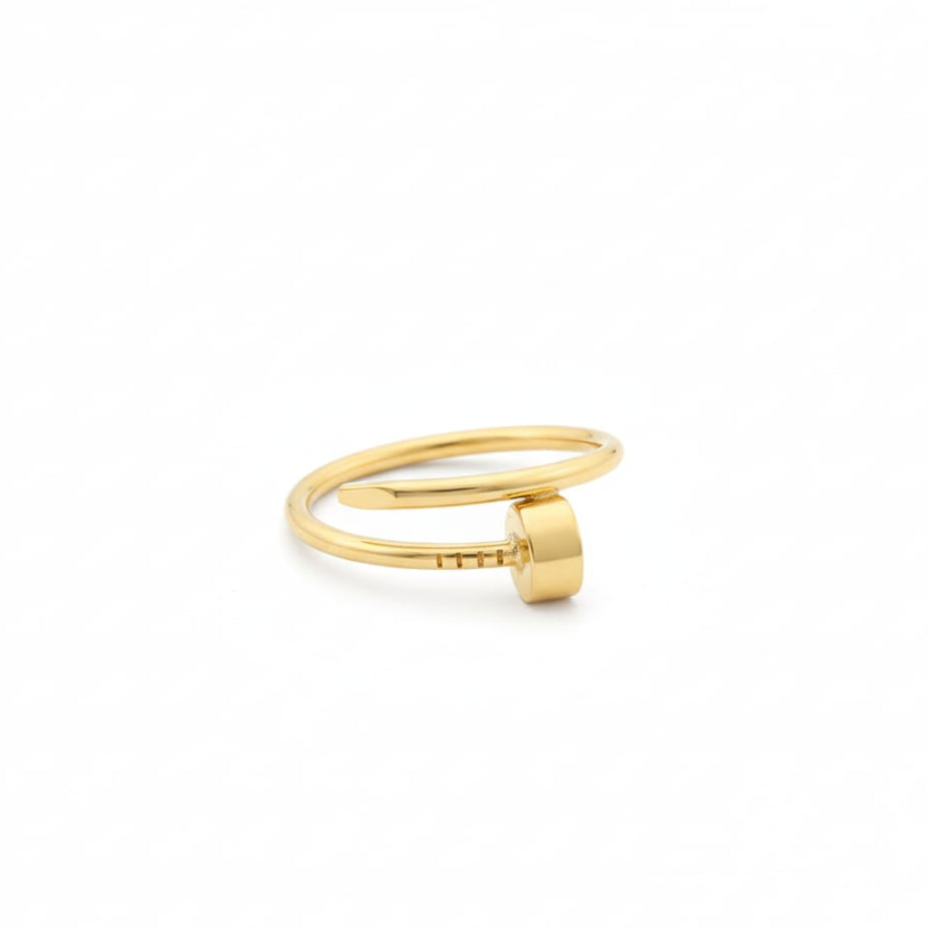 18k Gold Nail Ring