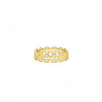 18k Gold Money Ring