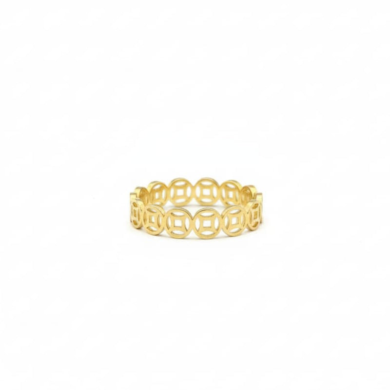 18k Gold Money Ring - Best Seller - Embellish Gold