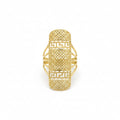 18k Gold Power Maze Ring