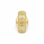 18k Gold Power Maze Ring