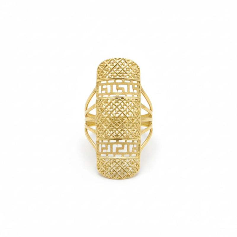 18k Gold Power Maze Ring - 18k Gold Ring - Embellish Gold Jewelry & Diamond