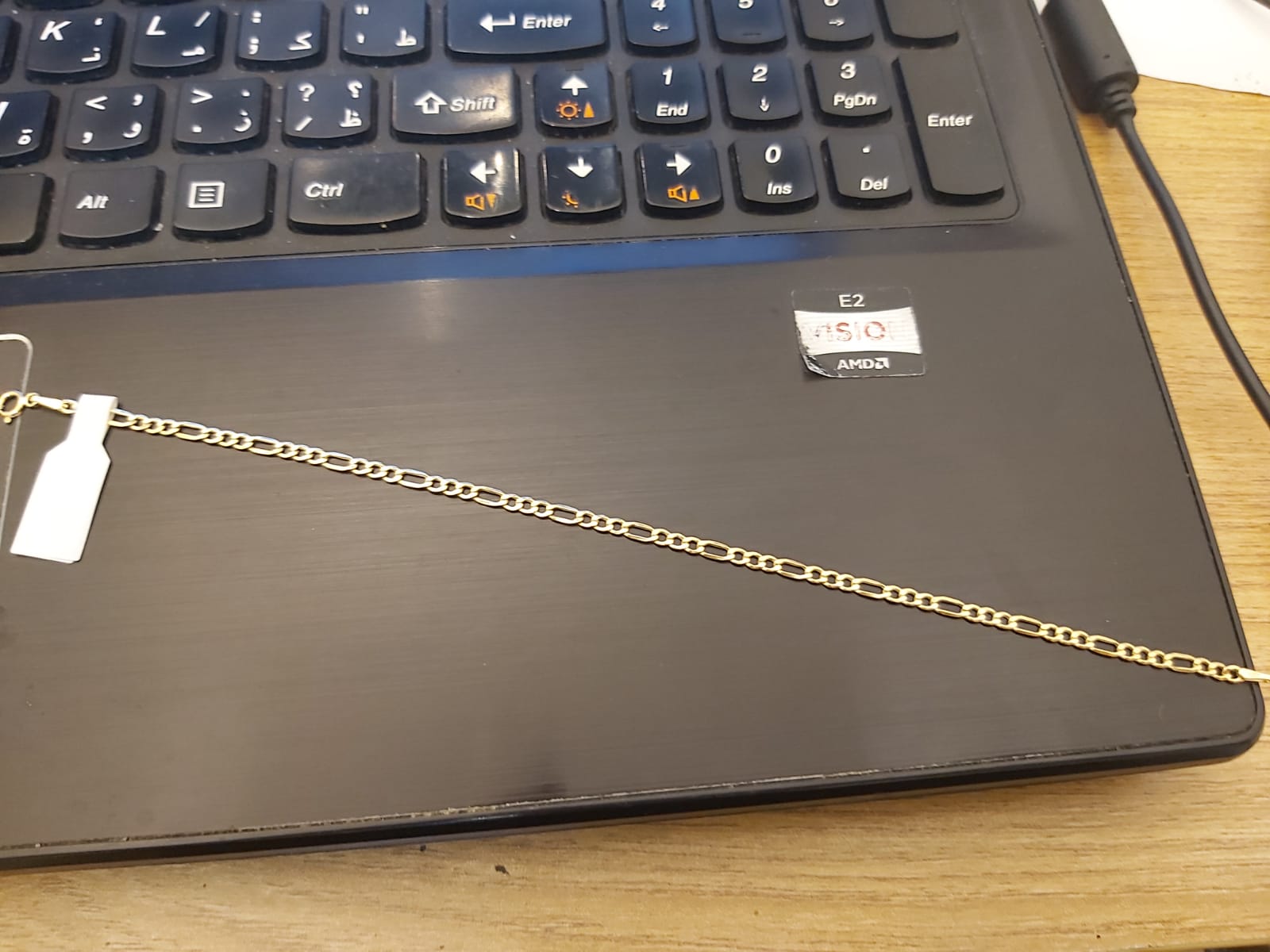 18k Gold Light Figaro Bracelet