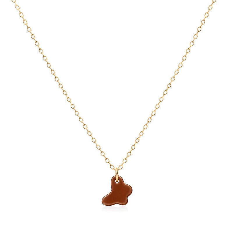 18k Gold Jade Butterfly Necklace - ad collection - Embellish Gold Jewelry & Diamond