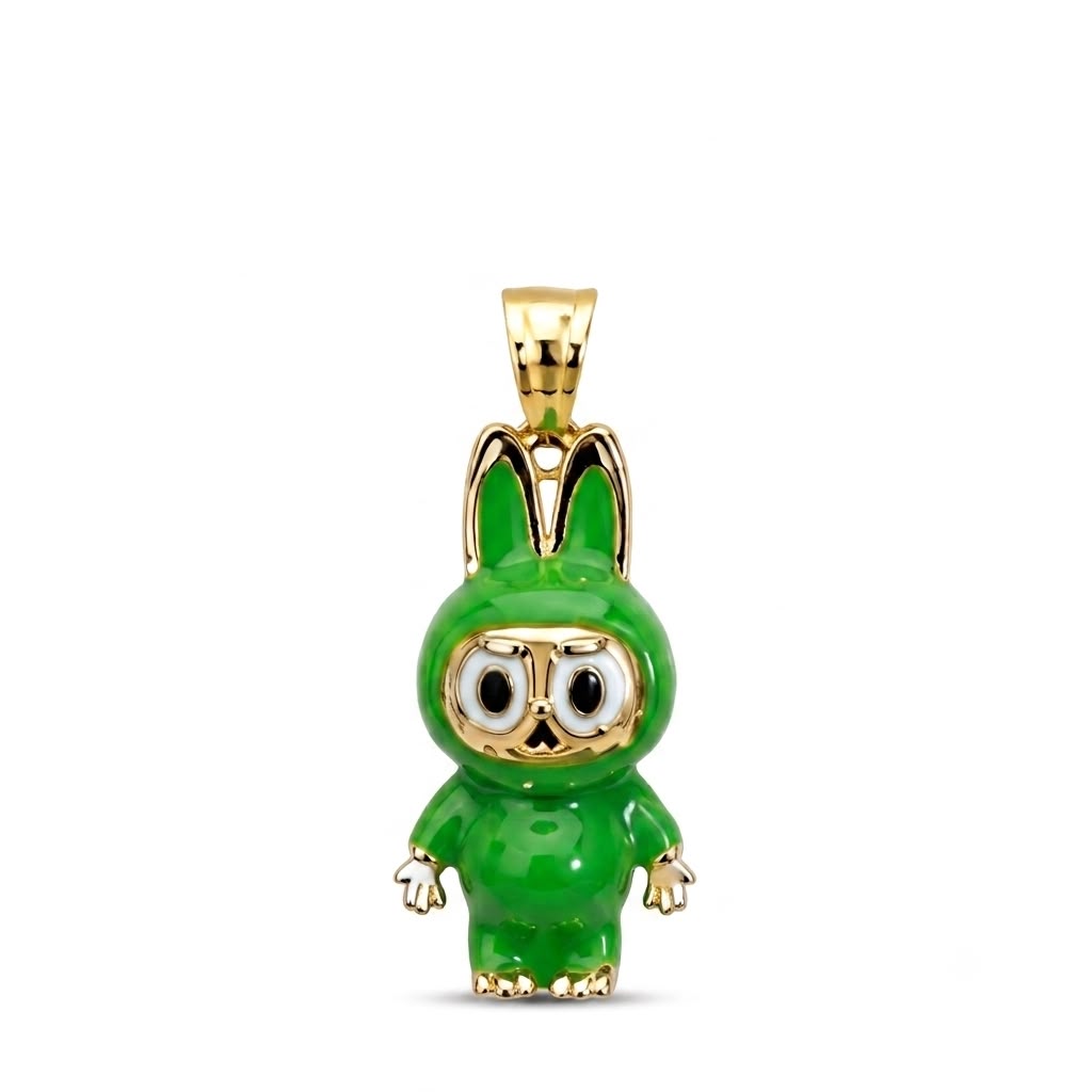 18k Gold Labubu Pendant - ad collection - Embellish Gold Jewelry & Diamond