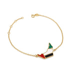 18k Gold UAE Flag Inspired Bracelet