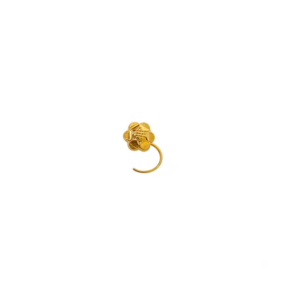 22k Gold Flower Nose PIn