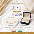 18k Gold Flower Set Bundle Offer