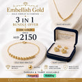 18k Gold Balls with Heart Bundle Offer