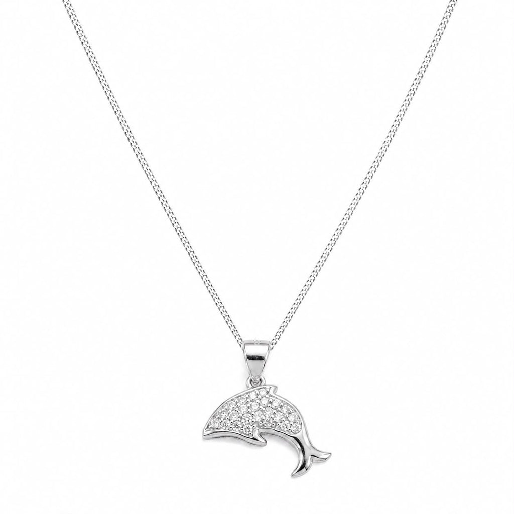 925 Silver Fish Inspired Necklace