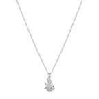 925 Silver Red Eye Fish Necklace