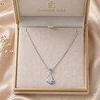 925 Silver Red Eye Fish Necklace