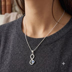 925 Silver Infinity Evil Eye Necklace