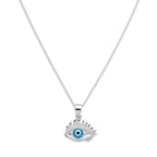 925 Silver Evil Eye Brow Necklace