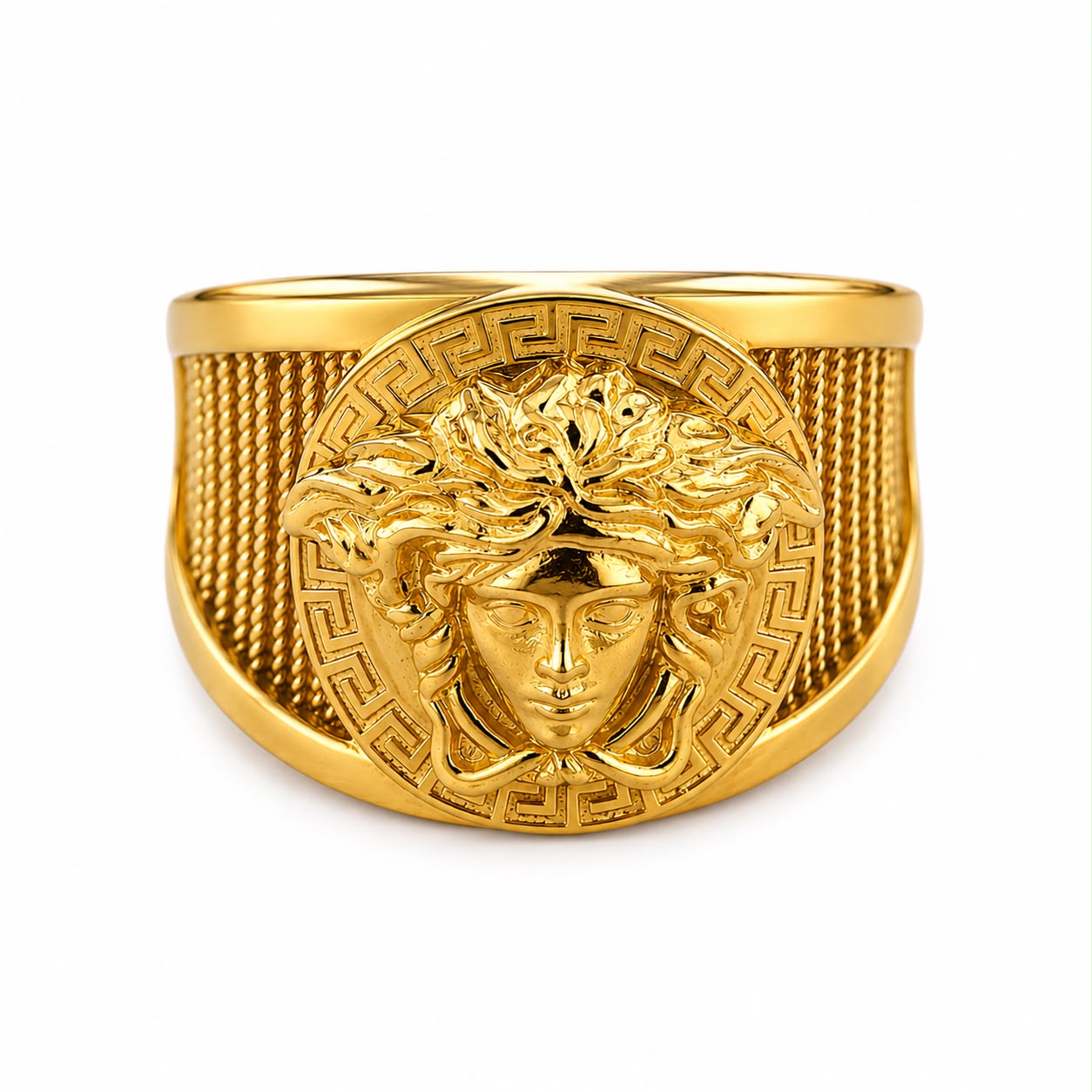 18k Gold Versace Power Ring