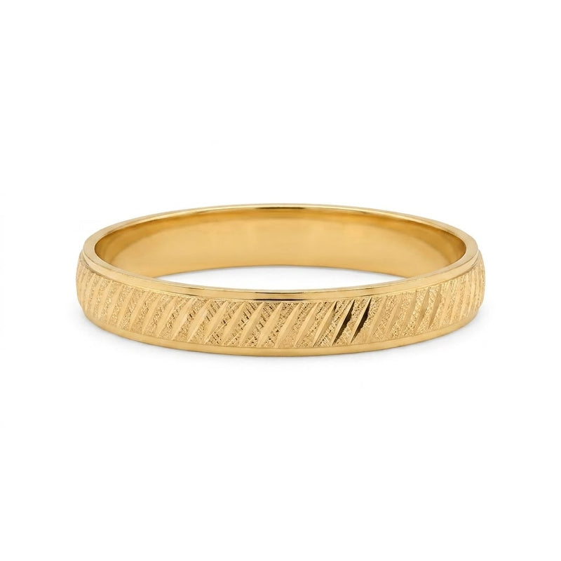 18K Gold Cut Simple Ring - New Launch - demo - Embellish Gold