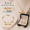 18k Gold with Yellow Pearl Set Bundle Offer