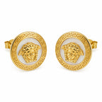 18k Gold Versace Face Jewelry Set