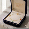 18K Real Gold Assorted Flower Bracelet - 18k Gold Bracelet - Embellish Gold