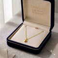 18k Gold Small Bubble Heart Necklace - 18k Gold Necklace - Embellish Gold Jewelry & Diamond