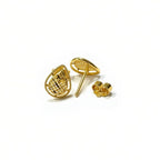 18k Gold Teardrops Inspired Stud Earrings - 18k Gold Earrings - Embellish Gold Jewelry & Diamond