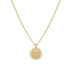 18k Gold Rose Petal Inspired Necklace - 18k Gold Necklace - Embellish Gold Jewelry & Diamond