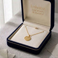 18k Gold Rose Petal Inspired Necklace - 18k Gold Necklace - Embellish Gold Jewelry & Diamond
