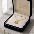 18k Gold Rose Petal Inspired Necklace - 18k Gold Necklace - Embellish Gold Jewelry & Diamond