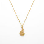 18k Gold Feather Inspired Necklace - 18k Gold Necklace - Embellish Gold Jewelry & Diamond