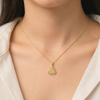 18k Gold 3 Petals Inspired Jewelry Set - ad collection - Embellish Gold Jewelry & Diamond