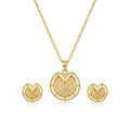 18k Gold Rose Petal Inspired Jewelry Set - Gold Jewellery - Embellish Gold Jewelry & Diamond