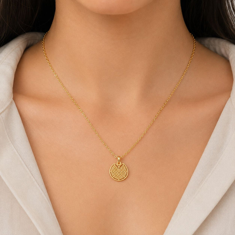 18k Gold Rose Petal Inspired Jewelry Set - New Launch - Embellish Gold Jewelry & Diamond