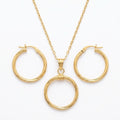 18k Gold Twirl Inspired Jewelry Set - ad collection - Embellish Gold Jewelry & Diamond
