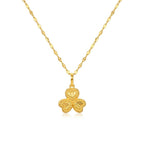 18k Gold Three Petals Jewelry Set - Best Seller - Embellish Gold
