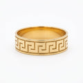 18k Gold Thick Maze Ring - 18k Gold Ring - Embellish Gold Jewelry & Diamond