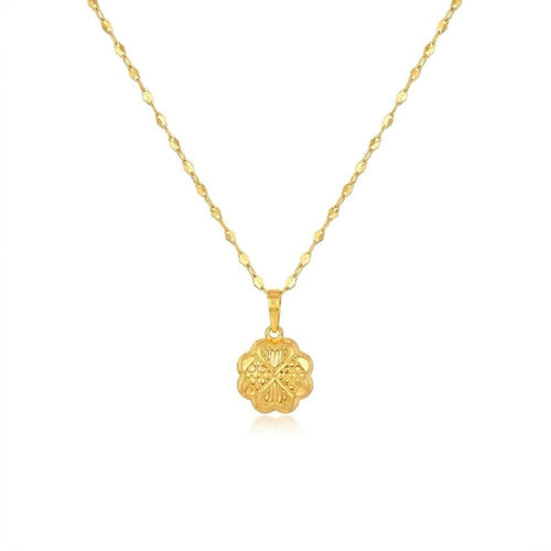 18k Gold 4 Heart Clover Inspired Jewelry Set - THE 199 STORE - Embellish Gold Jewelry & Diamond