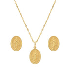 18k Gold Mary Jewelry Set - ad collection - Embellish Gold Jewelry & Diamond