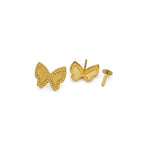 18K Real Gold Butterfly 3 Necklace And Earring Set - Gold Jewellery - Embellish Gold